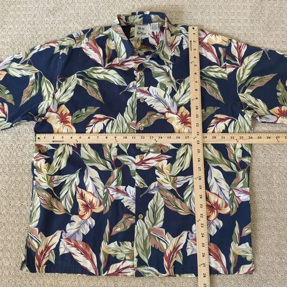 Men's Large Hawaiian Shirt w/Pocket (A288) - Picture 4 of 4